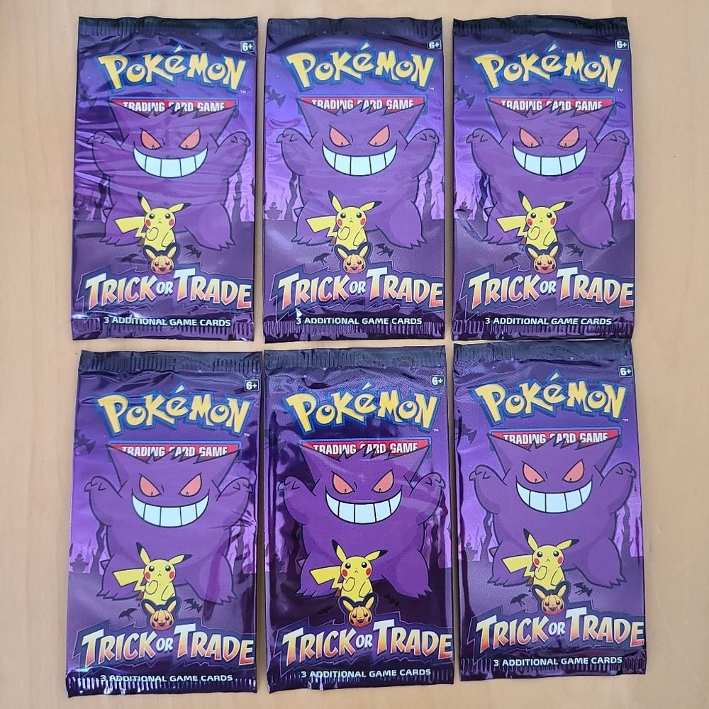 Pokémon Trick or Trade BOOster Packs X 6